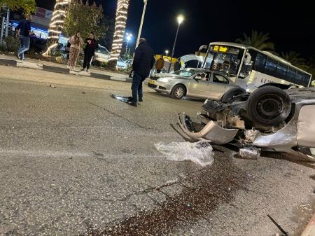 اصابة شخصين بحادث طرق في طرعان